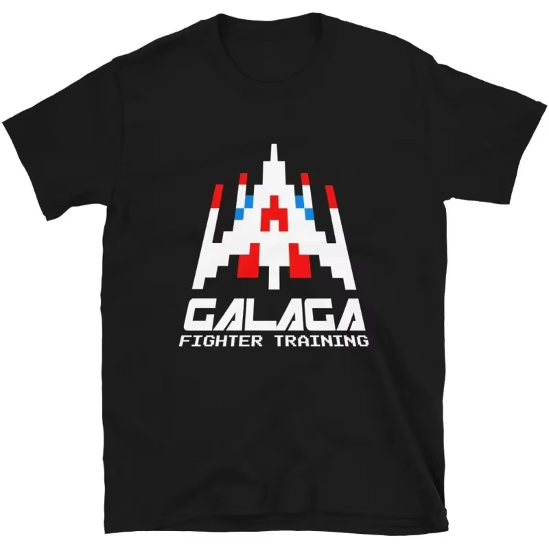 Kaos Pria Katun Motif Galaga R - Retro Gaming Ideas ulasan dan harga