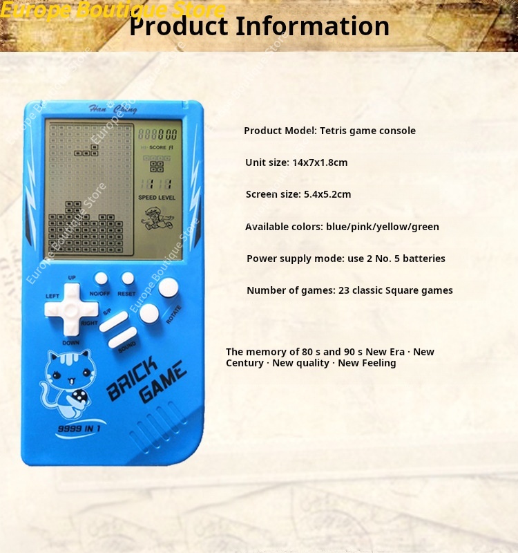 Konsol Game Genggam Layar Besa - Retro Gaming Images ulasan dan harga