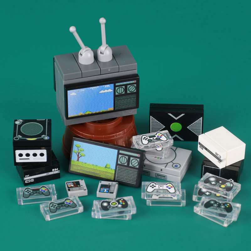 MOC konsol permainan Model kom - Retro Gaming Lego ulasan dan harga