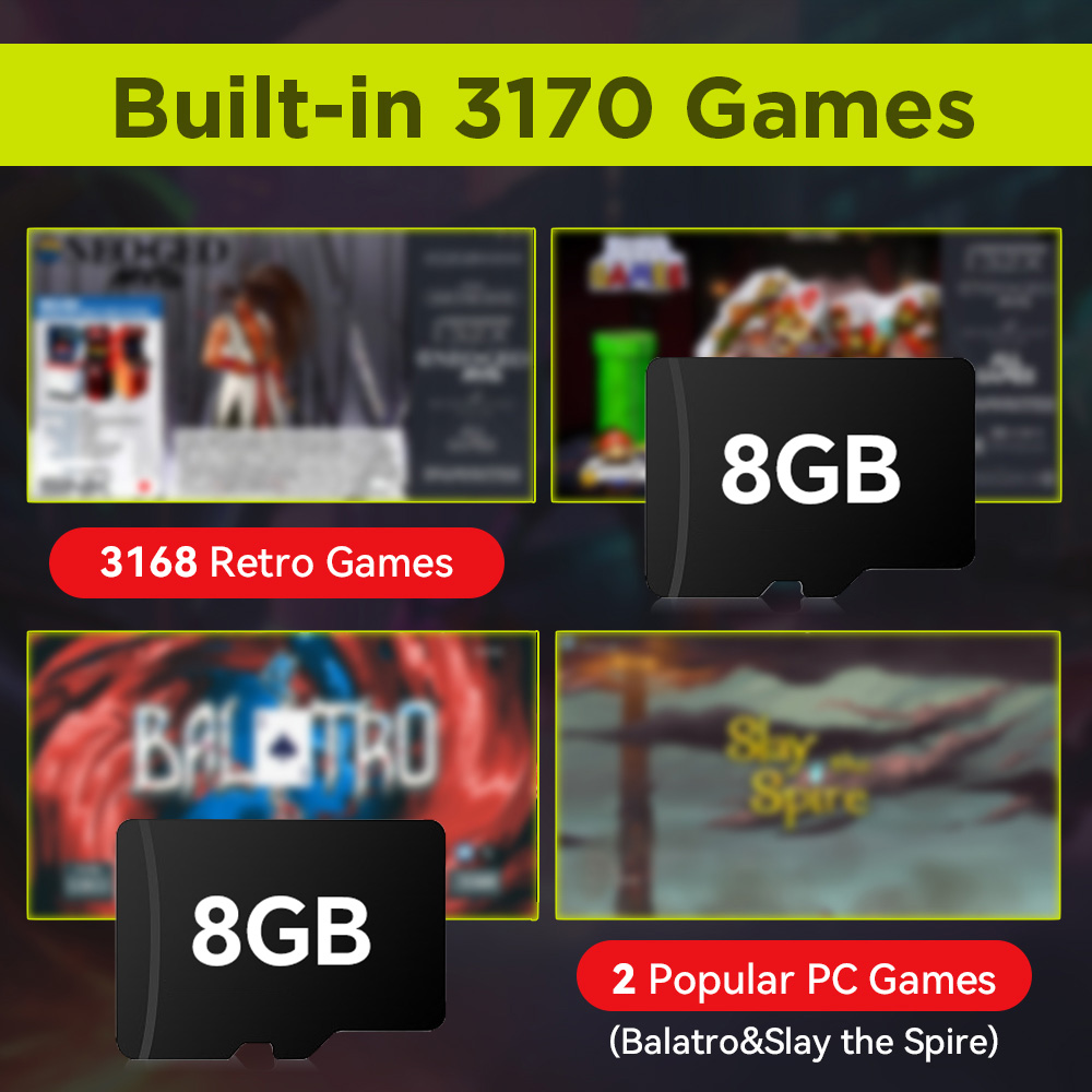 Kartu TF Game 8GB dengan 3170  - Retro Gaming Best Console ulasan dan harga