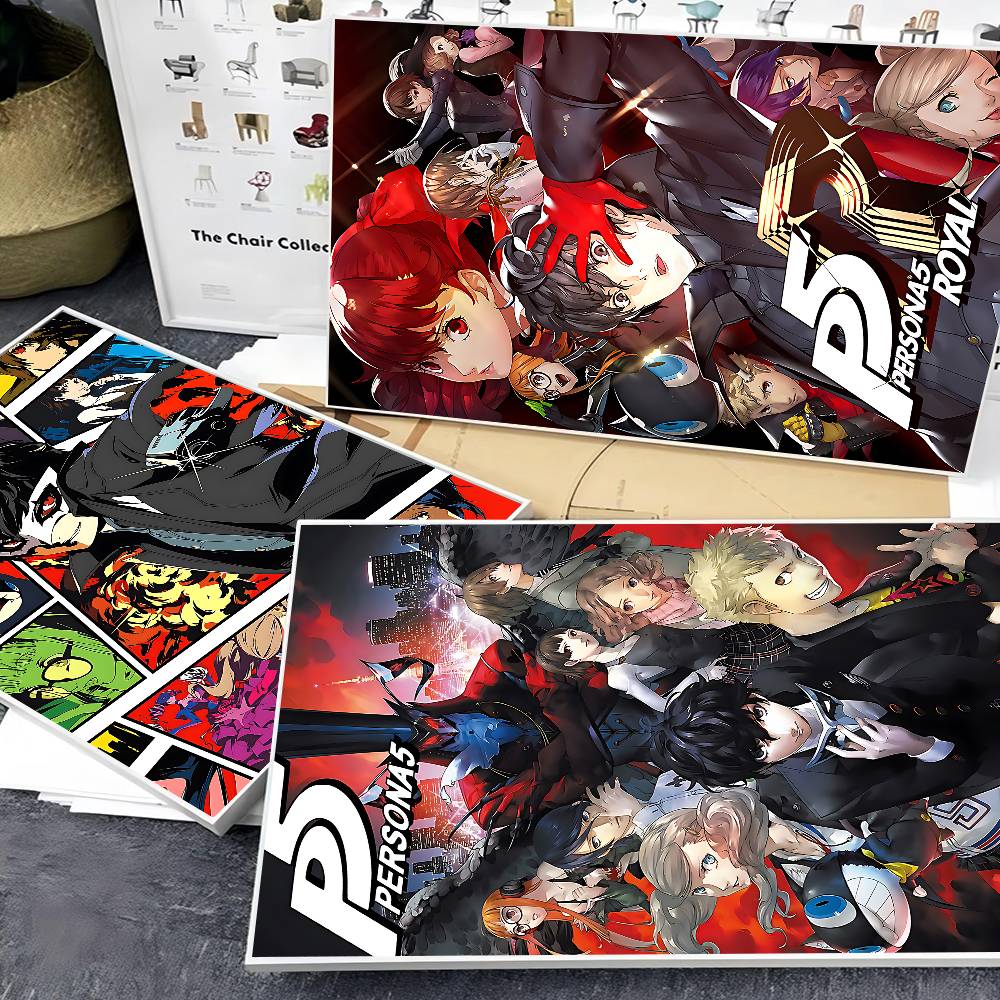 Poster Anime Game P-Persona 5  - Retro Gaming Wallpaper ulasan dan harga