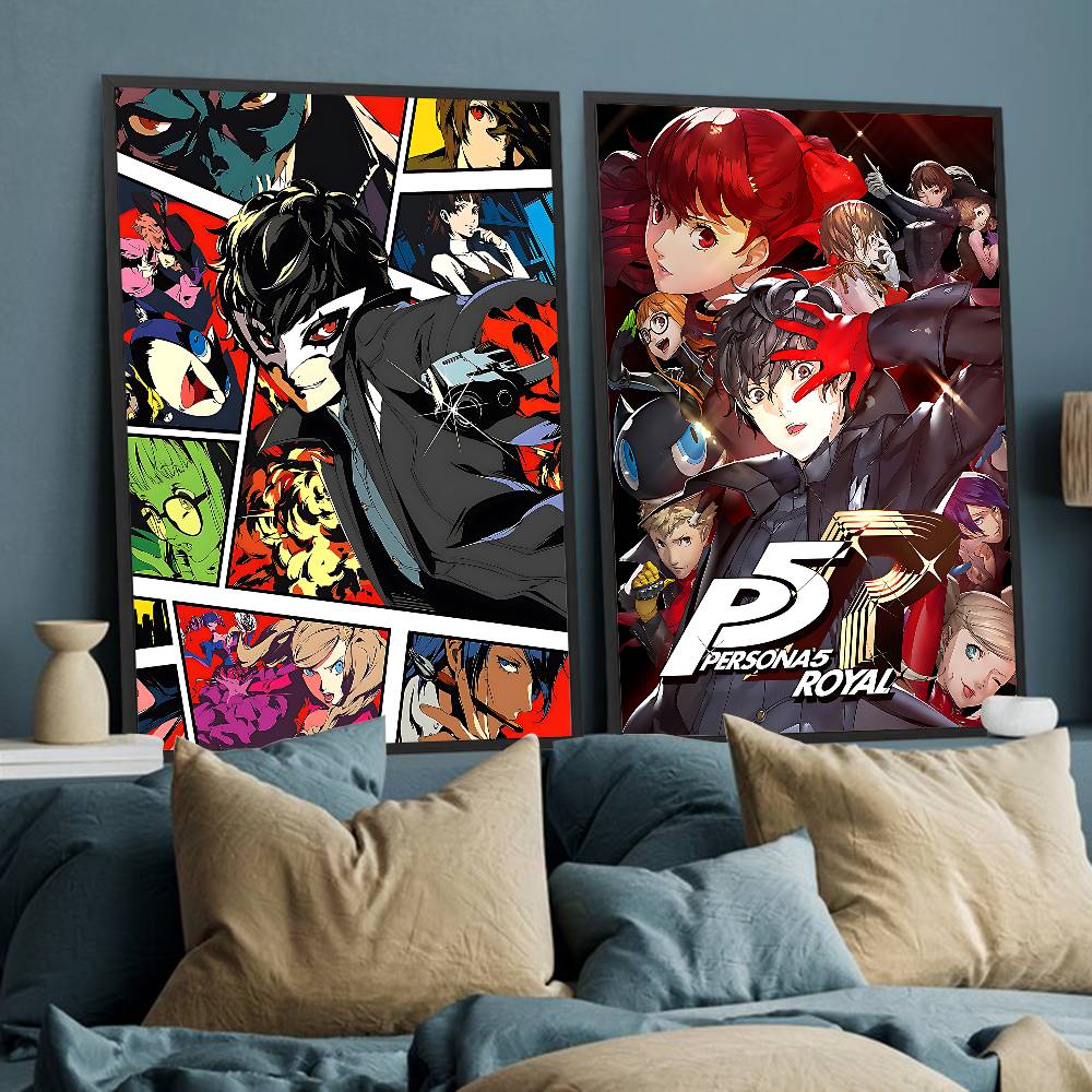 Poster Anime Game P-Persona 5  - Retro Gaming Wallpaper ulasan dan harga